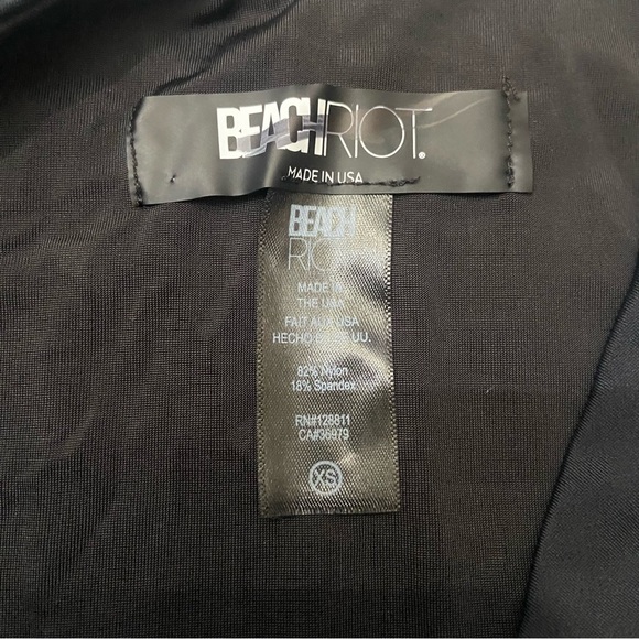 New! Beach Riot Vanessa Crystal Bottom in Black 10031 - Picture 5 of 8